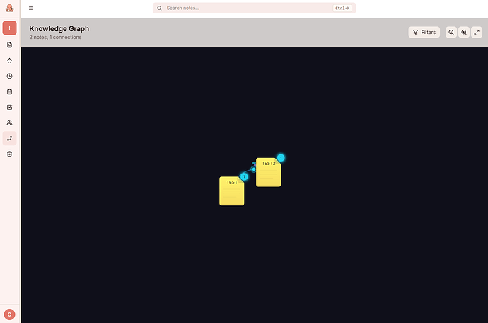 Knowledge graph - Notopod - Evrim Ağacı -  Source: Screenshot